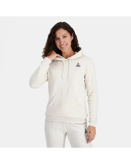 Sweat à capuche Femme ESS HOODY N1 W Beige