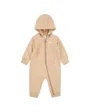Combinaison Bébé NKN ESSENTIALS HOODED COVERALL Beige