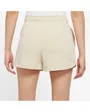 short femme W NSW ESSNTL FLC HR SHORT FT Beige