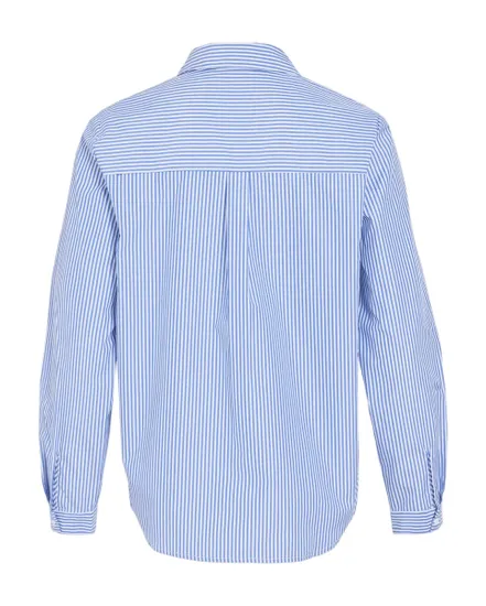 Chemisier Femme VIDOJA LS STRIPED TAPE SHIRT Bleu
