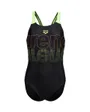 Maillot de bain enfant GIRL S SWIMSUIT V BACK GRAPHIC Noir