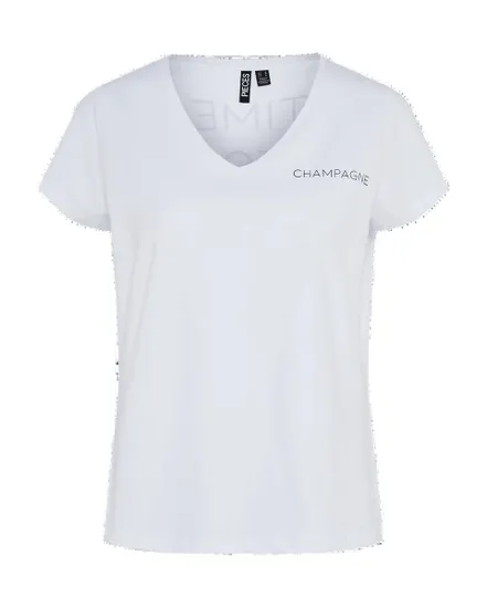 T-shirt col V Femme SERIMA SS T-SHIRT Blanc