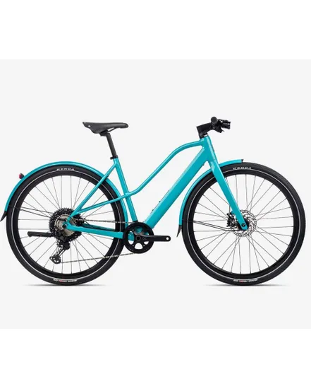 Vélo électrique urbain Unisexe VIBE MID H10 MUD Bleu