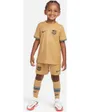 Ensemble de football Jeune Enfant FCB LK NK DF KIT AW Beige