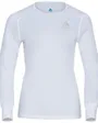 T-shirt manches longues Femme BL TOP CREW NECK L/S ACTIVE WARM ECO Blanc