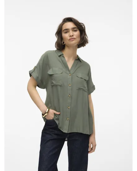 Chemise Femme VMBumpy SS Shirt