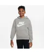 Sweat à capuche manche longues Enfant K NSW CLUB FLC HDY HBR Gris