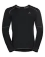 T-shirt manches longues Homme BL TOP CREW NECK L/S ACTIVE X-WARM ECO Noir