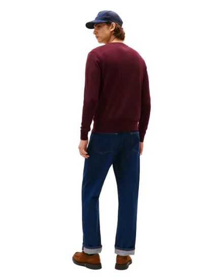 Pull col rond Homme PIMA ORG CTN CASHMERE CREW NECK Bordeaux