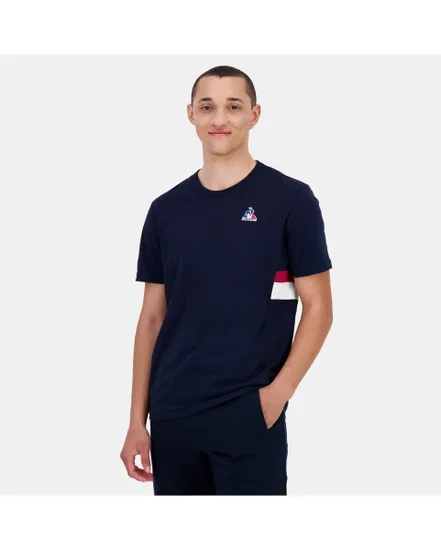 T-shirt TRICOLORE Homme Bleu