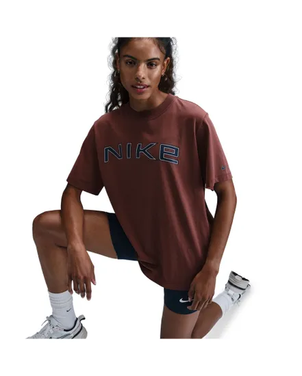 T-shirt Femme W NSW PHOENIX SS TEE Bordeaux