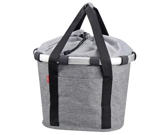 Panier avant BIKEBASKET Argent Twist