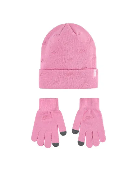 Coffret enfant Enfant plus âgé NAN FUTURA TOSS PEAK BEANIE SE Rose