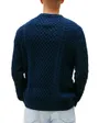 Pull Homme Slim Badge Torsadé