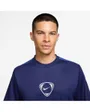 T-shirt de football Homme M NK DF ACD+ SS TOP GX HBR Bleu