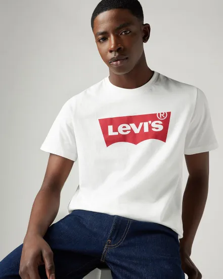 T-shirt Homme GRAPHIC SET-IN NECK Blanc