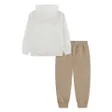 Ensemble de survetement Enfant JDN MJ BRKLN FLC FZ SET Blanc