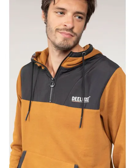 Sweatshirt à capuche manches longues Homme GURIN FL M Bronze