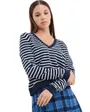 Pull Femme Rayé Col V