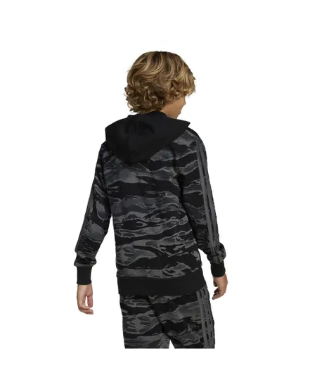 Sweat zip à capuche Enfant J  CAMO FZ HD Gris