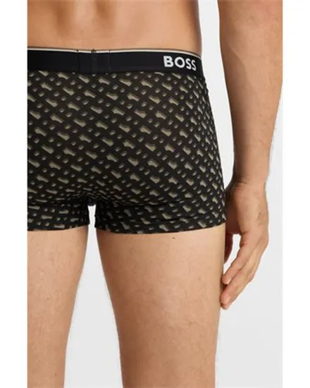 Lot de 3 boxers Homme TRUNK 3P POWER DESIG Brun Clair