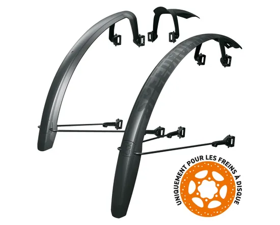 Kit de garde-boues avant/arrière 27,5/28 SPEEDROCKER XL Noir