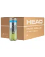 Lot de 3 balles de tennis HEAD PADEL PRO + – 6 DZ Jaune