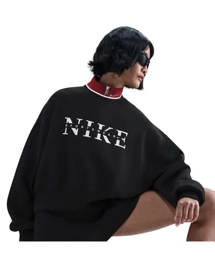 Sweat Femme W NSW PHNX FLC CREW GLS Noir