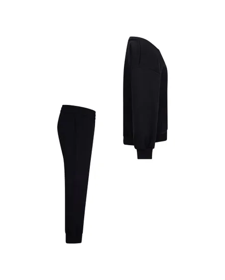 Ensemble de survetement Jeune enfant NKN ESSENTIAL FLEECE CREW SET Noir