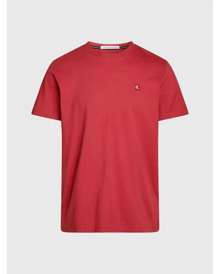 T-shirt Homme CK EMBRO BADGE TEE Rouge