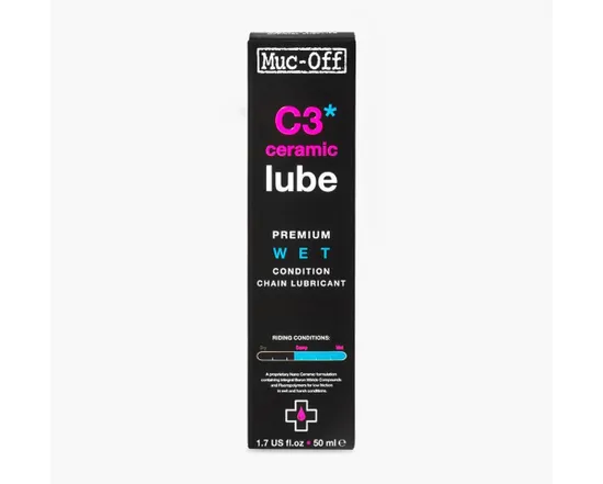 Lubrifiant de chaîne C3 WET WEATHER CERAMIC LUBE 50ml