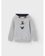 NKMLOBIAS SWE W HOOD BRU PS