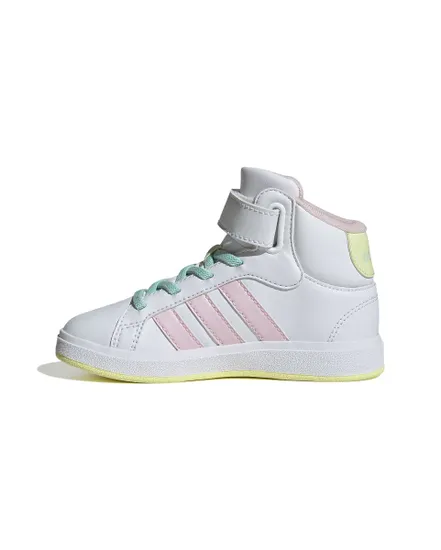 Chaussures Enfant GRAND COURT MID K Blanc