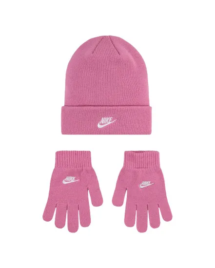 Coffret enfant Jeune enfant CLUB BEANIE/GLOVE SET Rose