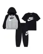 Ensemble 3 pièces Jeune enfant NKN COLOR BLOCKED HBR JOGGER S Noir