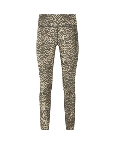 Legging Femme WINDIA V2 W WAIST PRINTED TIGHTS Marron