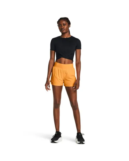 Short Femme UA RUN STAMINA 3   SHORT Orange