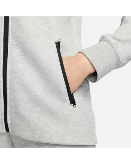 Sweat zip capuche Femme W NSW TCH FLC WR FZ HDY Gris
