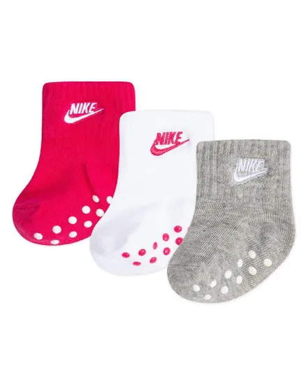 Lot 3 paires de chaussettes Enfant NHN CORE FUTURA GRIPPER Rouge