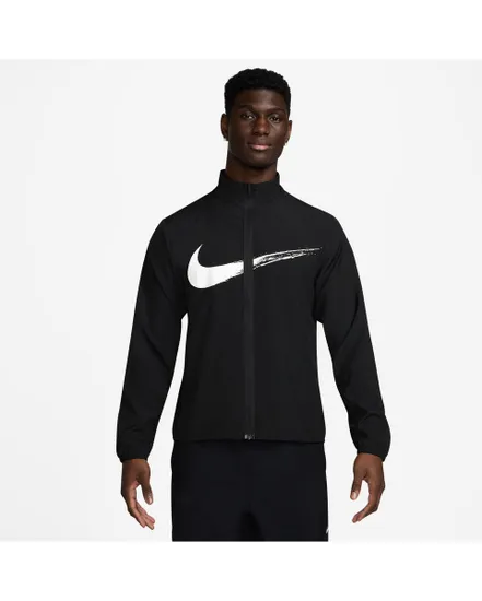 Veste zip Homme M NK DF FORM HD JKT GFX Noir