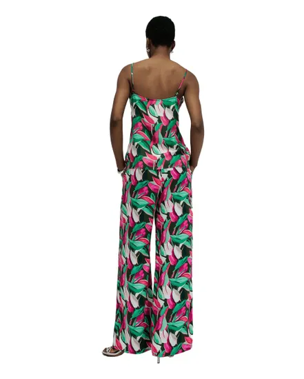 Pantalon Femme Taille Haute Imprimé Floral