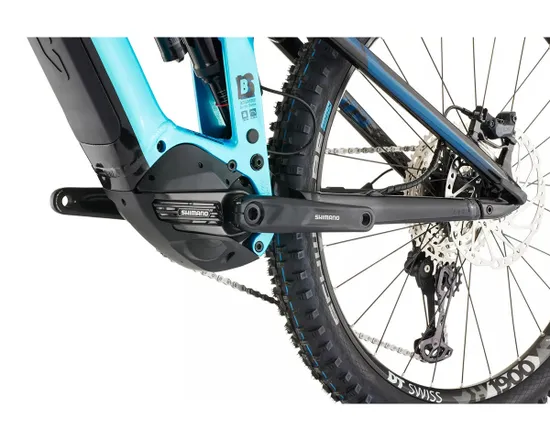 VTT électrique tout suspendu Homme EWME 5.9 MX Turquoise/Bleu