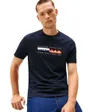 T-shirt col rond Homme TH COLOUR BLOCK GRAPHIC TEE Bleu Marine