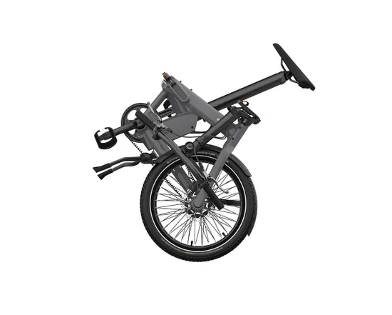 Vélo électrique urbain pliant AFTERNOON PRO Gris Anthracite
