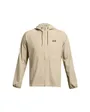 Veste à capuche Homme UA STRETCH WOVEN WINDBREAKER Beige