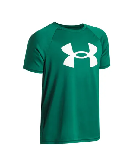 T-shirt Enfant UA TECH BIG LOGO SS Vert