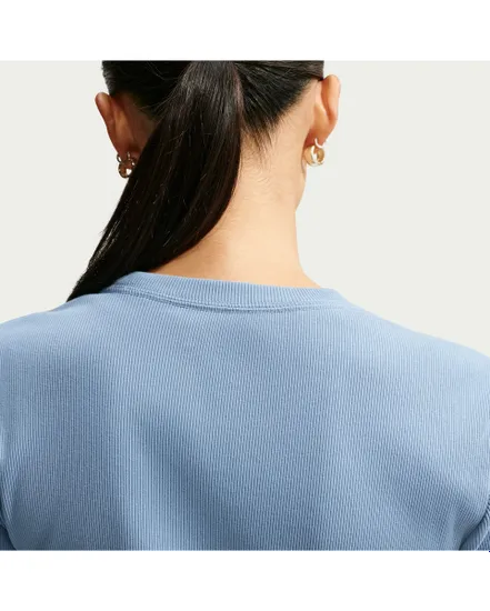 T-shirt Femme W NSW RIB TGHT SS TEE Bleu