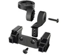 Support de GPS Garmin combinable avec support de panier au guidon Noir