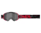 Masque de VTT Unisexe B-33 ICTUS Noir/Rouge/Gris