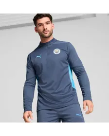 Maillot de football zip Homme MCFC TRG 1/4 ZIP TOP Bleu